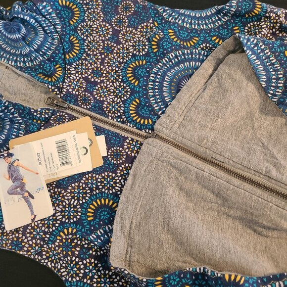 Satva Sarana Reversible Hooded Jacket Vest Zipper Athletic Wear NEW Women M $59 - Picture 7 of 7